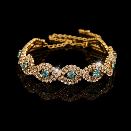 Модный женский браслет 2017 подарок на день Святого Валентина золотые покрытые