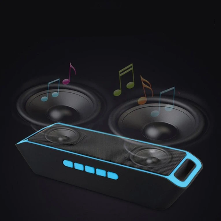 Популярная портативная беспроводная bluetooth колонка уличная музыкальная басовый