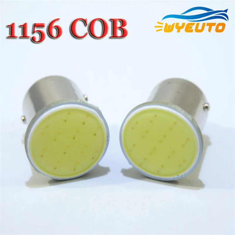 1pcs white Car LED brake light cob rear fog high power super bright reversing 1156 1157 12v enthusiastical | Автомобили и