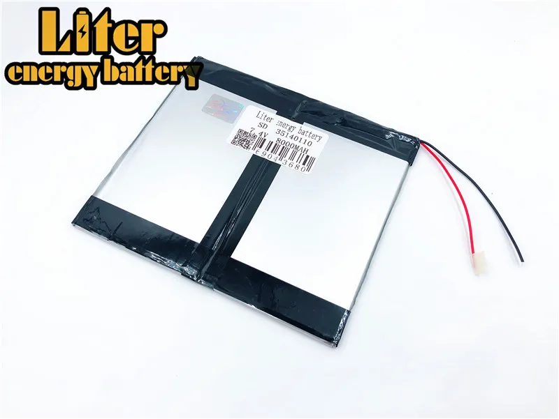 35140110 33140110 V 7 4 Ah 6 mah ультратонкая (Толстая) 8000 * (ширина) 3 5*140 мм (длина)|battery battery