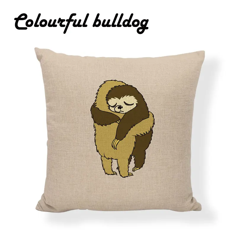 Дизайнерские дать мне Hug Наволочка на подушку щенки мопса французский Подушка с