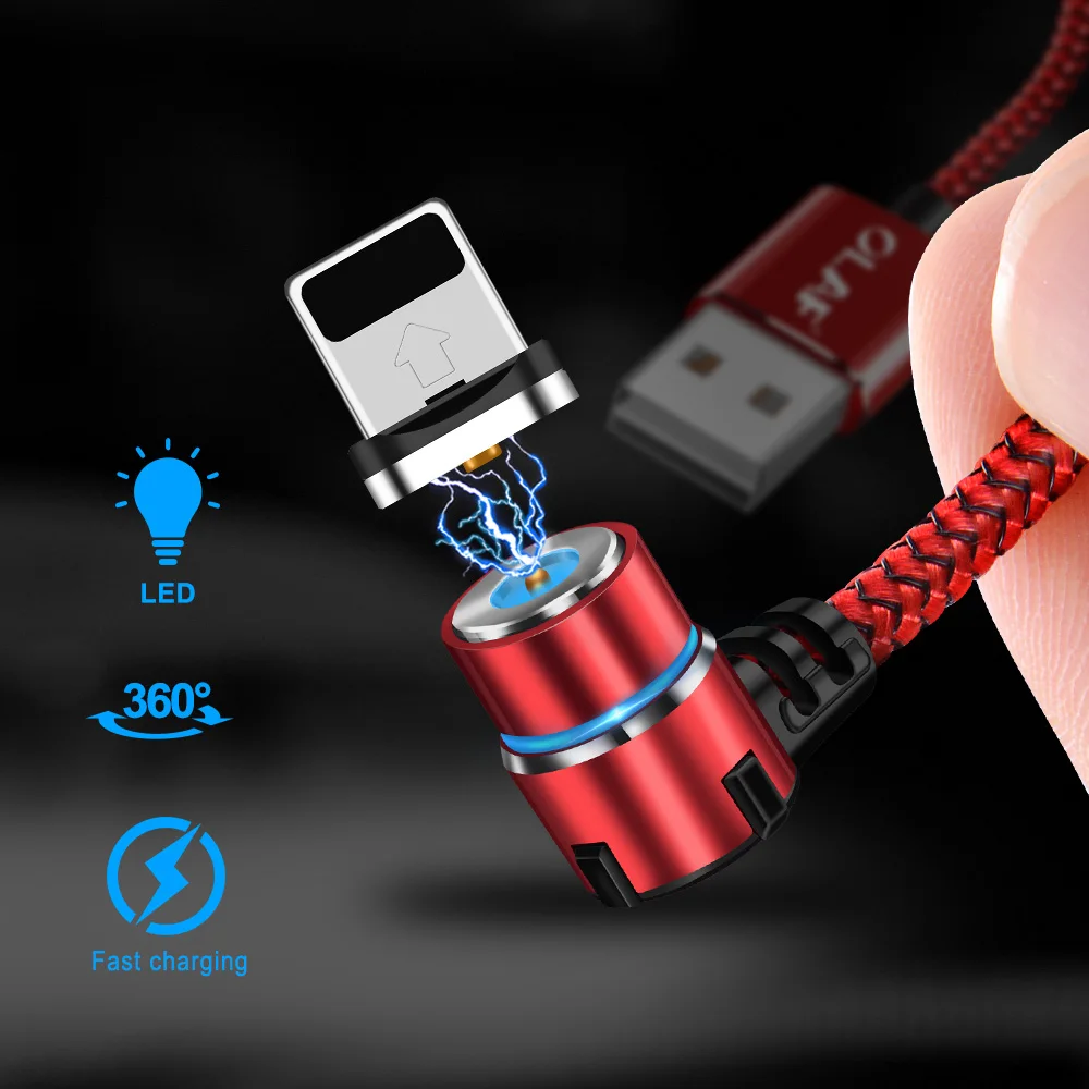 Олаф Магнитный Кабель Micro-USB для быстрой зарядки Тип usb C кабель магнит Зарядное устройство для передачи данных кабель для зарядки USB шнур для iPhone samsung Xiaomi
