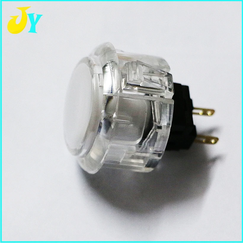 10 шт./лот 30 мм Высококачественная аркадная Кнопка прозрачный корпус с