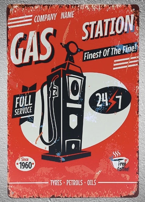 Автозаправочная станция 1 шт. полный сервис механический на бензиновой подошве