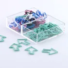 Пачка, 30 шт., металлические зажимы в форме стрелы с цифрами, забавная вкладка конфетных цветов, офисная, школьная маркировка канцелярских принадлежностей, зажим H0005