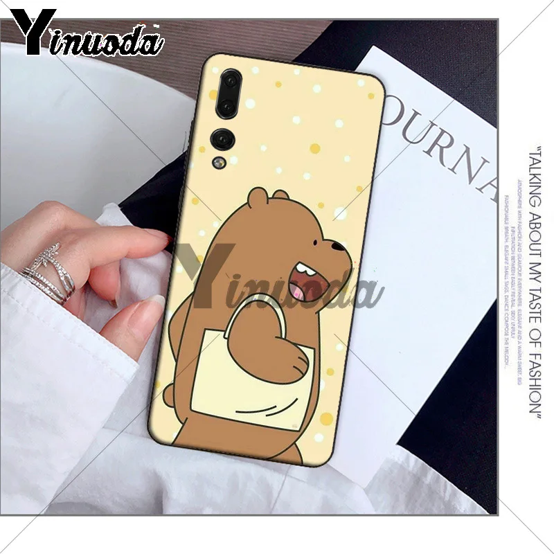 Yinuoda Мы Голые Медведи Прекрасный мультфильм DIY чехол для телефона с рисунком для huawei P10 plus 20 pro P20 lite mate9 10 lite honor 10 View 10