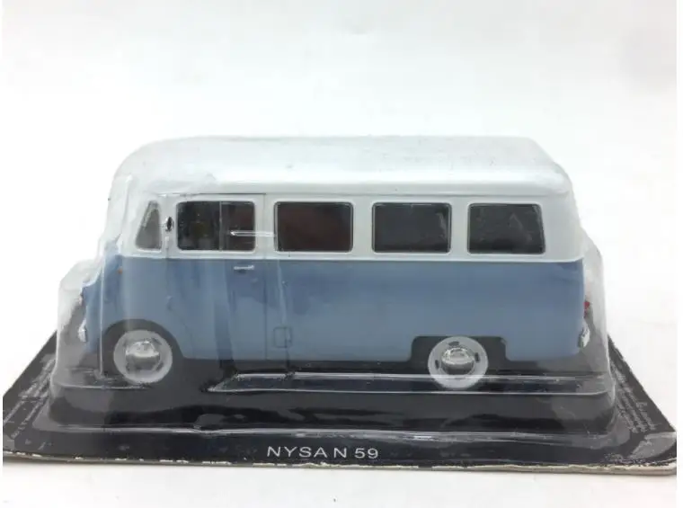 Синий 1:43 sacle сплав NYSAN 59 модель, высокая имитация советской Ретро Классический NYSAN 59, Коллекционирование моделей автомобилей из сплава - Цвет: Синий