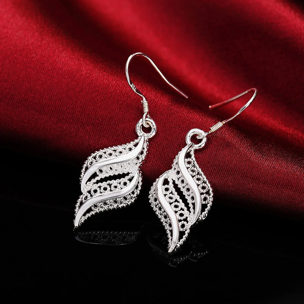 

Vintage Exquisite Drop Earrings Luxury Boho Bohemian Leaves Dangle Earrings Hollow Out Earrings For Women New Fashion Jewelry