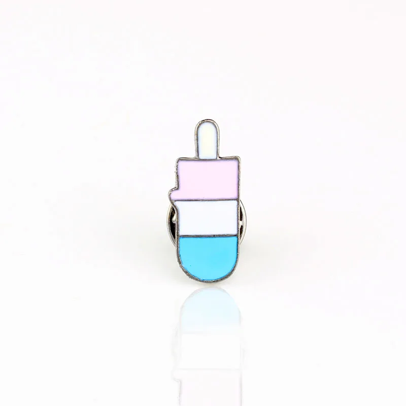 Popsicle Симпатичные десертные эмалированные булавки мороженое Кола торт эскимо брошка мультфильм для женщин девушка джинсовая рубашка нагрудные булавки Симпатичные значки ювелирные изделия - Окраска металла: Popsicle