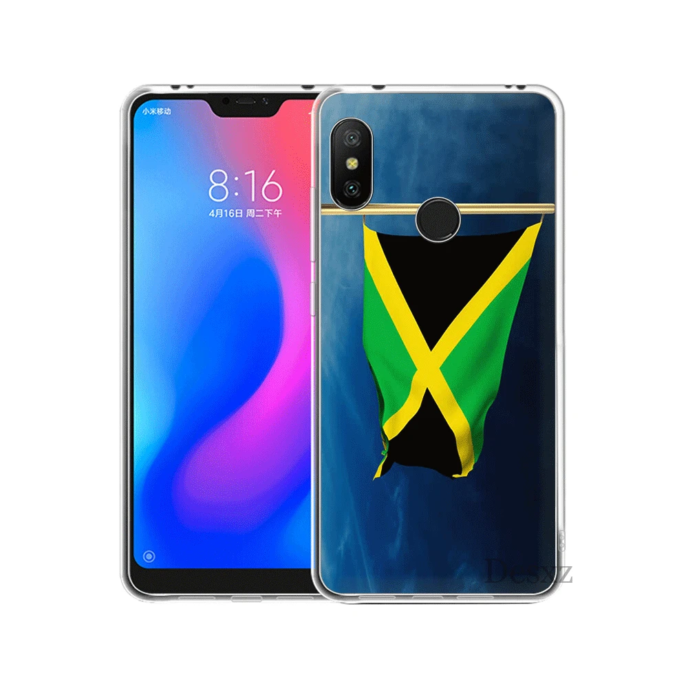 Чехол для телефона Xiaomi Redmi Note 3 4 4X 5 6 5A Prime Pro Jamaica National Flag hard pc|Чехлы-накладки| |