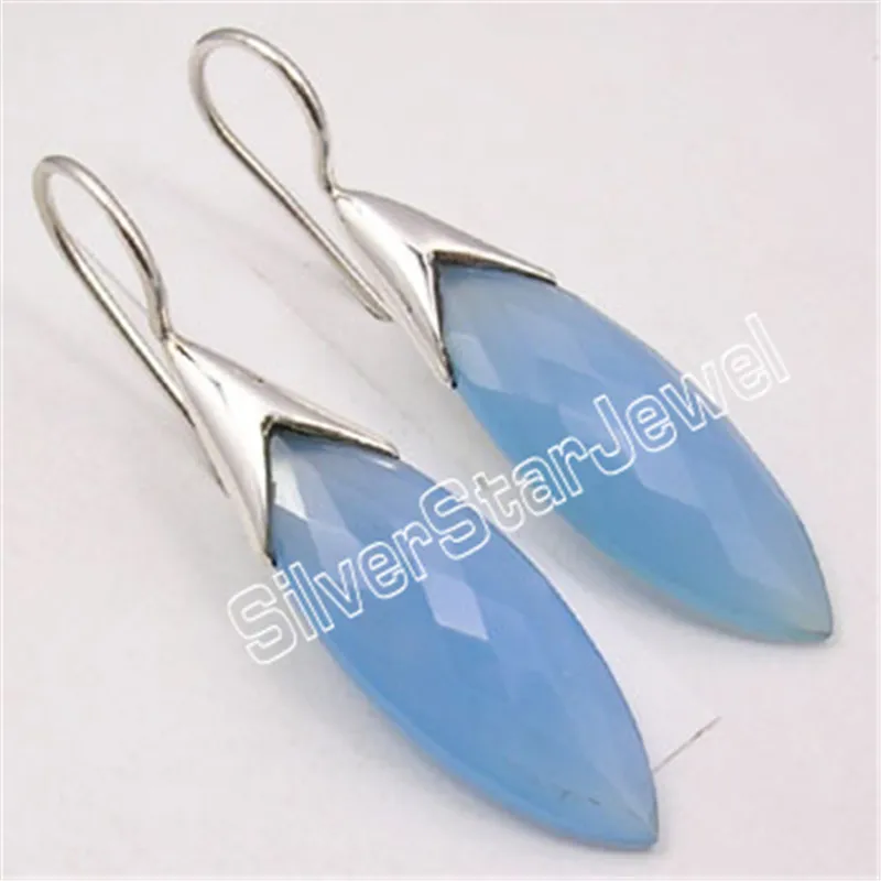 Серебро дымчатый оникс лимонный кварц великолепные Earrings4.4CM