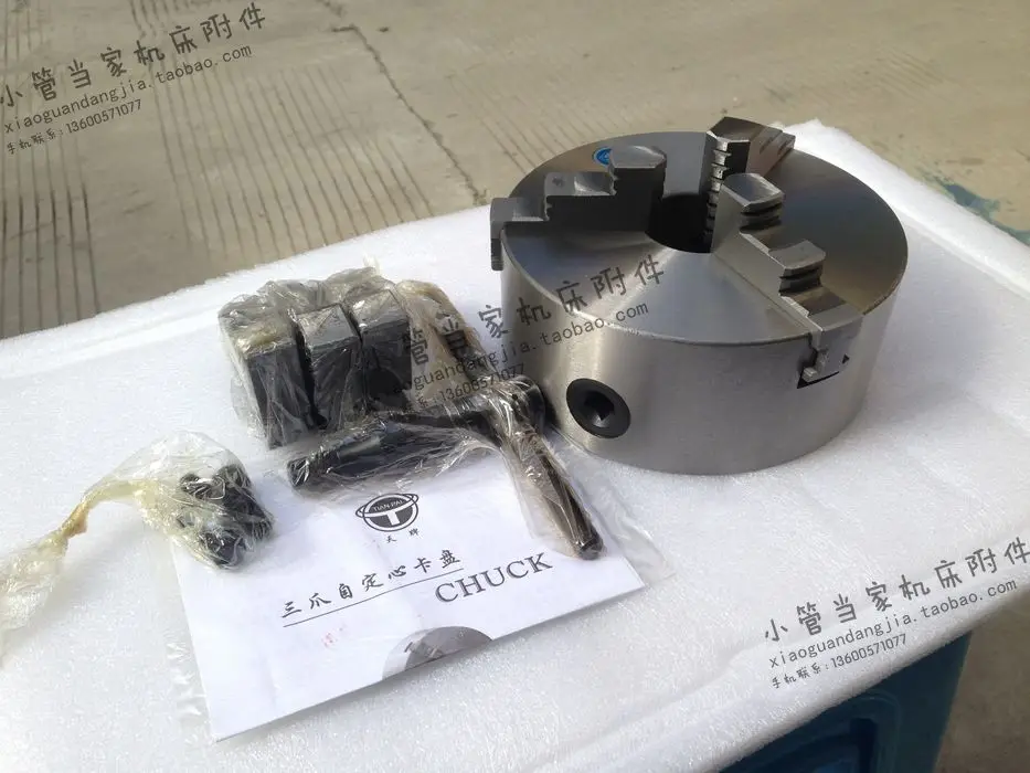 1PS 3 Jaw Lathe Chuck K11-80 K11-80mm Manual Self-centering Parts diy metal lathe mini chuck | Инструменты