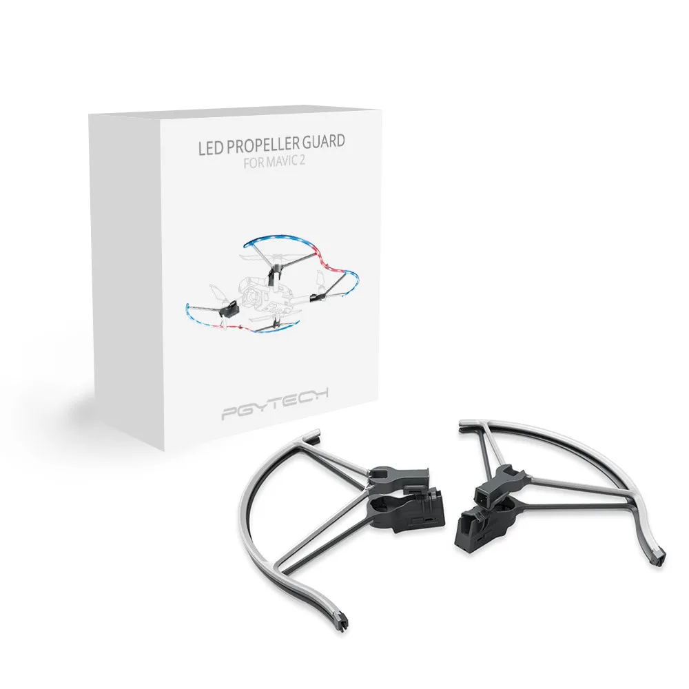 PGYTECH DJI Мавик 2 светодиодный Пропеллер гвардии протектор с красочными режим