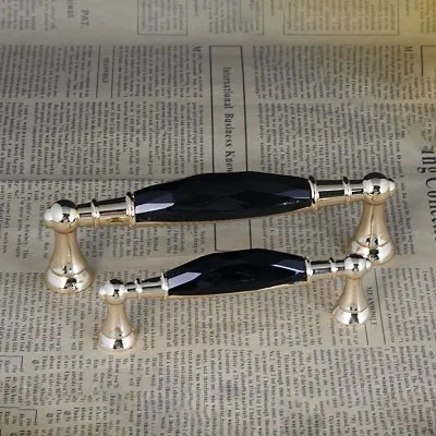 Современные стеклянные зеркальные золотые/черные металлические