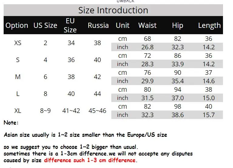 Женская плиссированная юбка Uwback 8 видов цветов трапециевидной формы с высокой