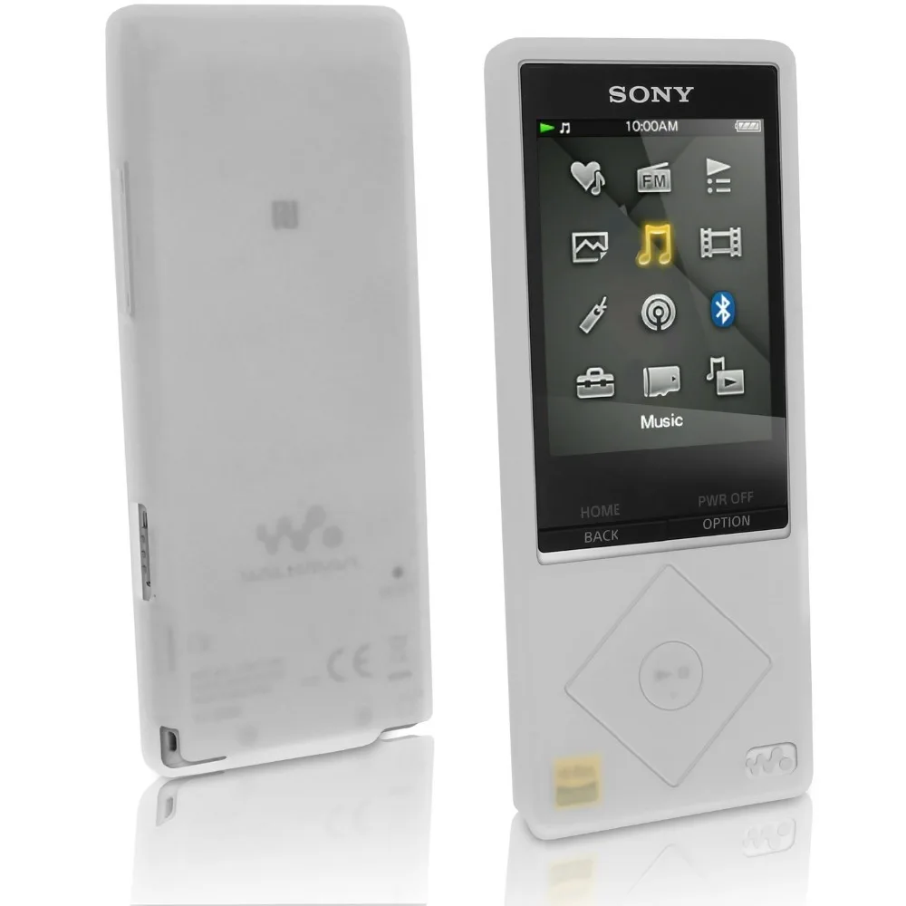 NWZ A15 чехол для Sony MP3 Walkman A25 A17 A16 A27 резиновый гелевый кожаный бампер с силиконовый
