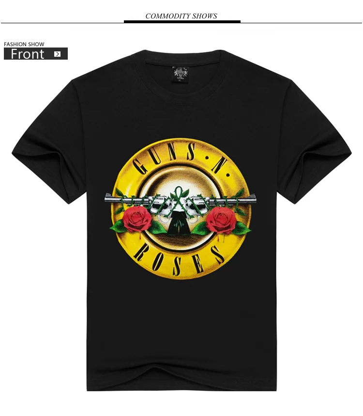 Мужская/женская футболка guns N' Roses, модные футболки с розами, летние топы, футболки, мужская Свободная футболка размера плюс s