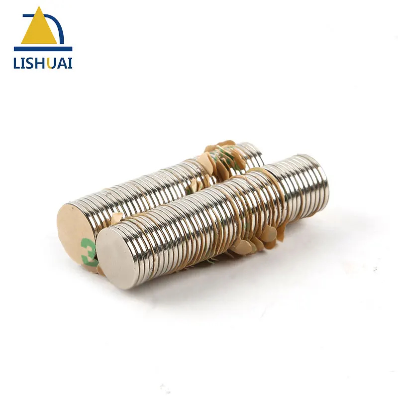 D12 мм x 1 мм с 3 м клейкие магнитные материалы неодимовый магнит мини маленький круглый дисковый магнит D12* 1