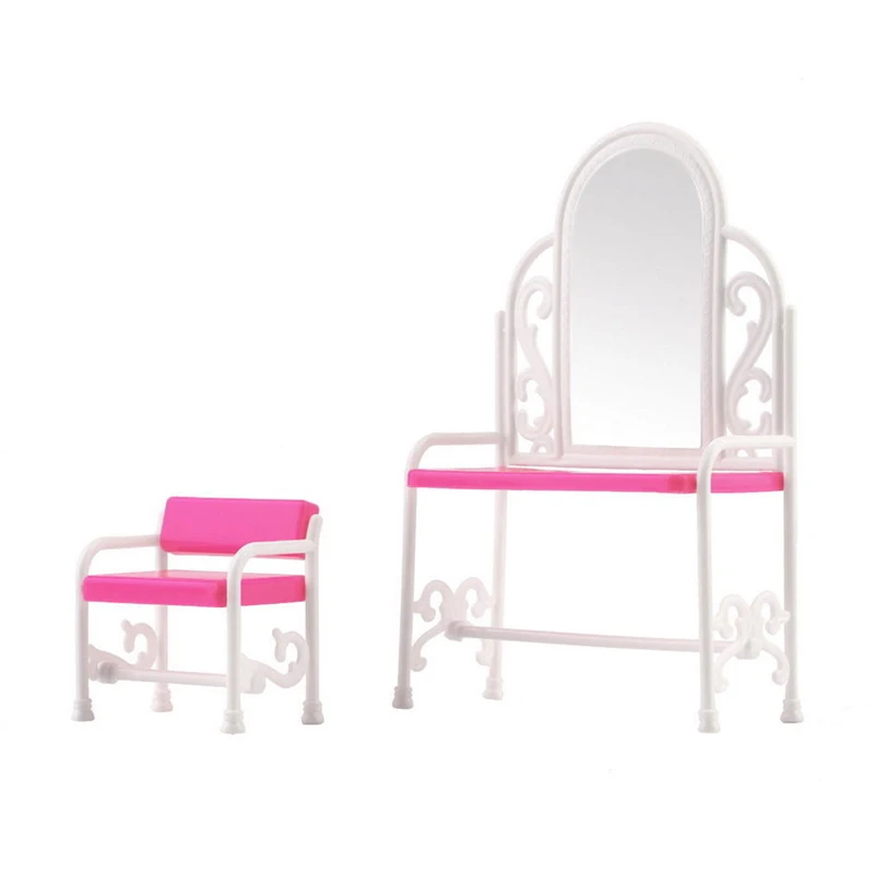 Туалетный столик аксессуары для стула миниатюрный туалетный столик и стул набор для кукол мебель игрушка