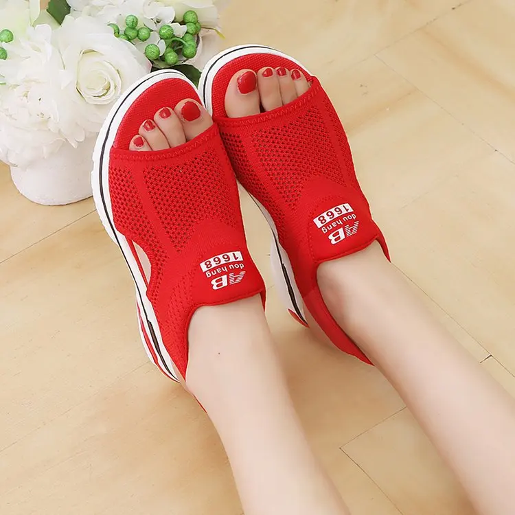 2018 летние полые дышащие с открытым носком женские сандалии в стиле ретро