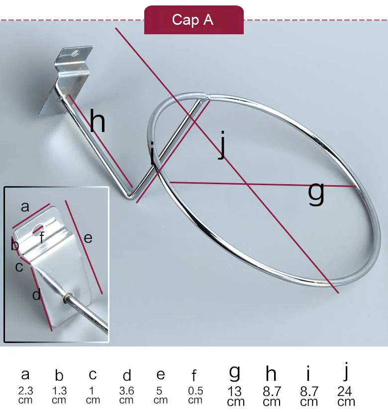 Металлический держатель для колец шляп париков крючков магазина витрина