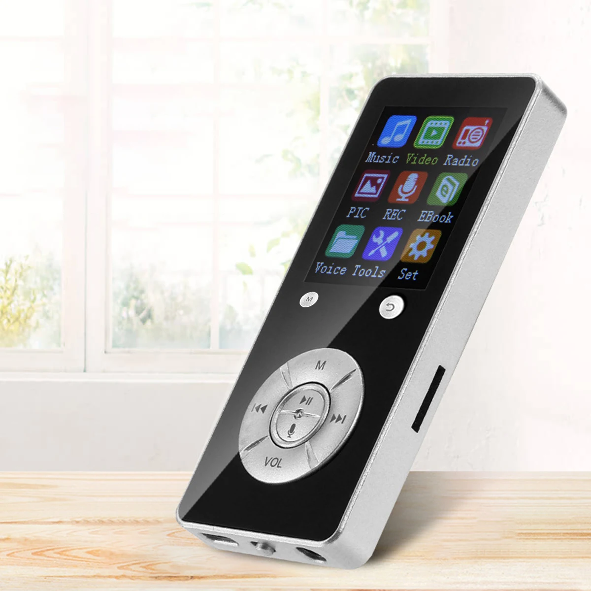 7-Button 1.8inch MP3 Player Mini TFT Screen Music Media Portable Audio Video Black Silver Blue | Электроника