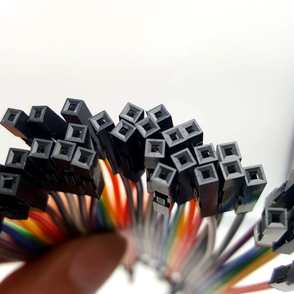 Перемычка Dupont для arduino 40 контактный цвет 10 см/20 см разъем гнездо штырь
