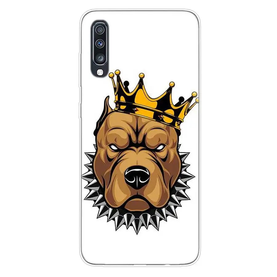 Мягкий резиновый Чехол Pit Bull Lovely Dog Pitbull для Samsung Galaxy S9 S8 A6 A8 J4 J6 Plus + J8 A7 A9 2018 S7 S6 Edge Note 9