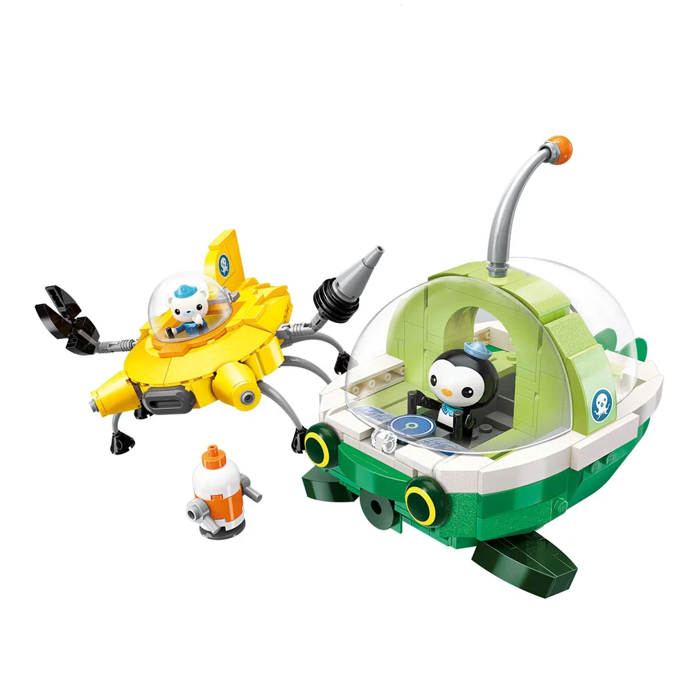 Octonauts строительный блок октопод Gup подводная лодка октябрь-Pod с GUP-C GUP-E GUP-D GUP-K GUP-I кирпич набор для Детский подарок
