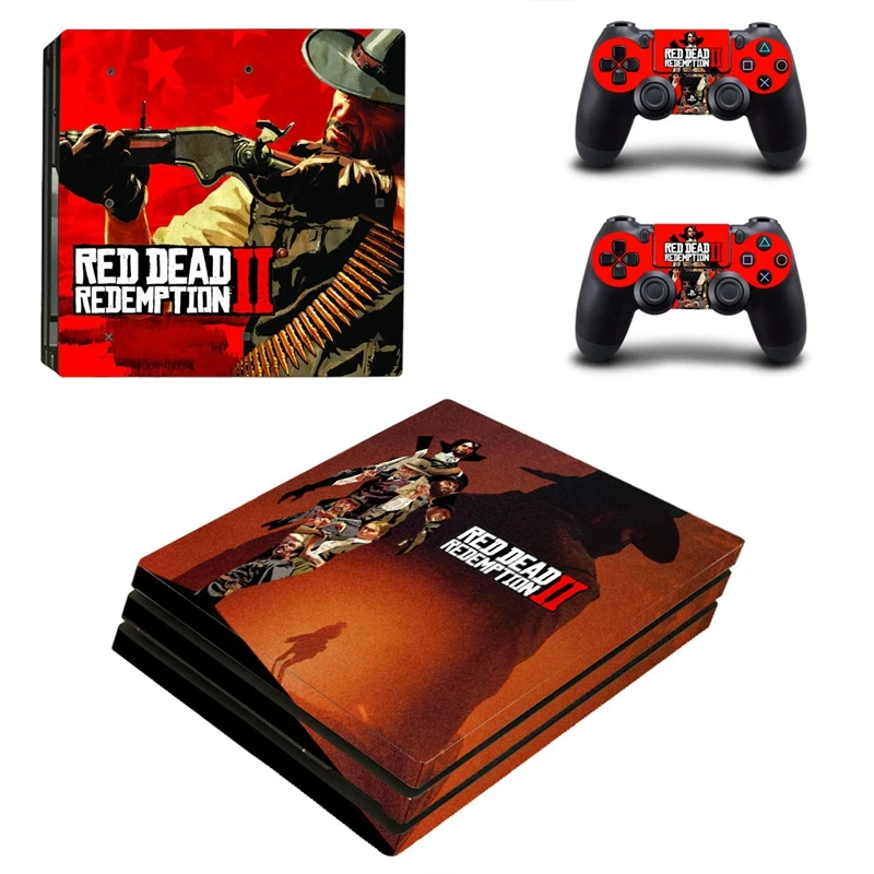 HOMEREALLY наклейка s PS4 кожа игры красный Dead Redemption 2 наклейка для sony Playstation 4 консоль и контроллер кожи Ps4 аксессуар