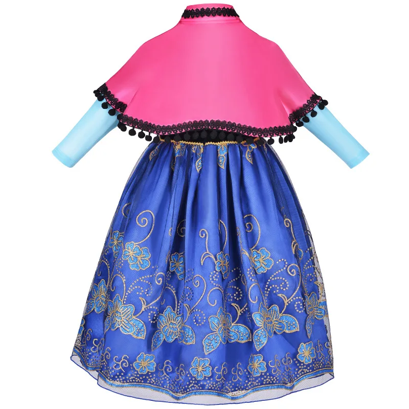 Платья из мультфильмов платье принцессы для девочек одежда свадьбы дня рождения