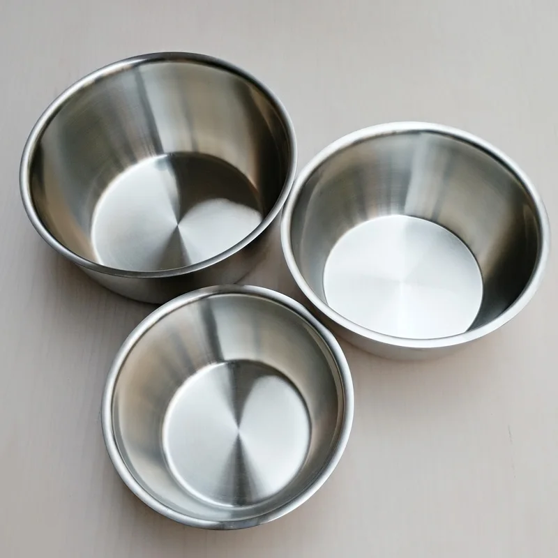304 Stainless Steel Sanding Mixing Bowls with Scale Egg Beating Pan Salad Bowl Kitchen Tools for Baking Mixer | Дом и сад