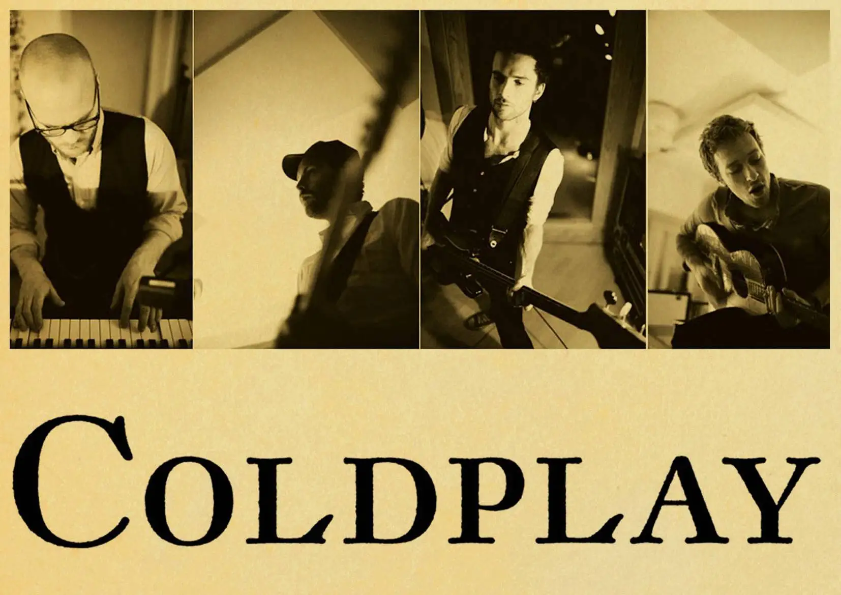 Рок Музыкальная Группа постер Coldplay бар гостиная Настенный декор высокое качество картина стене плакат обои