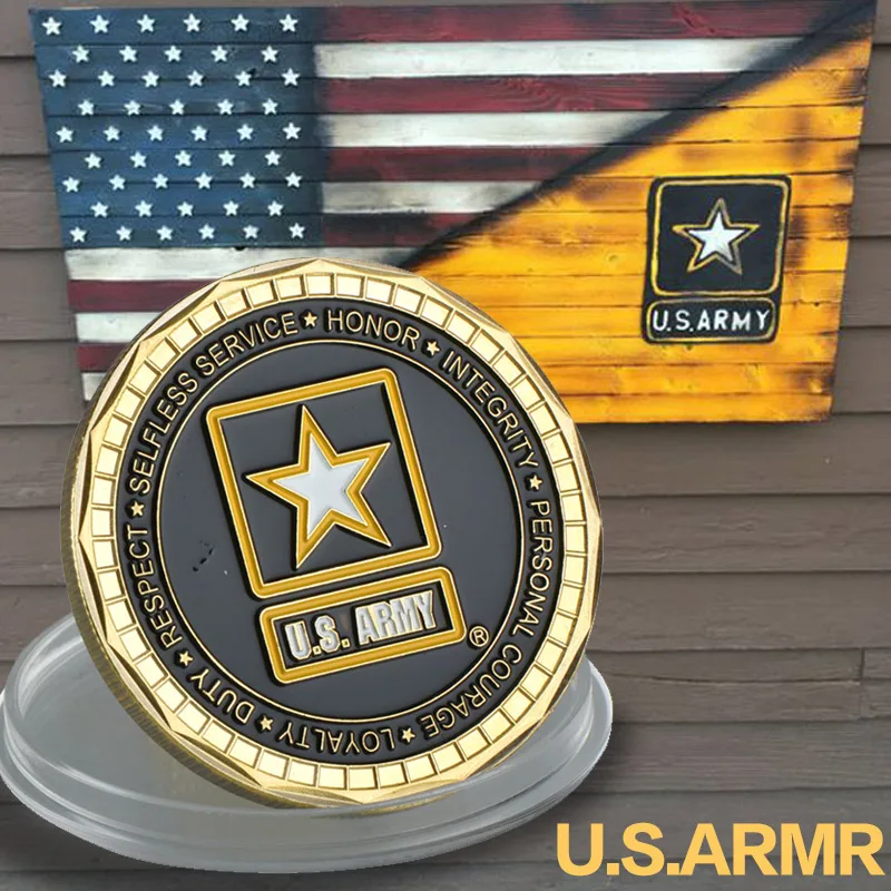 WR Позолоченные искусственные монеты морского флота США американская коллекция