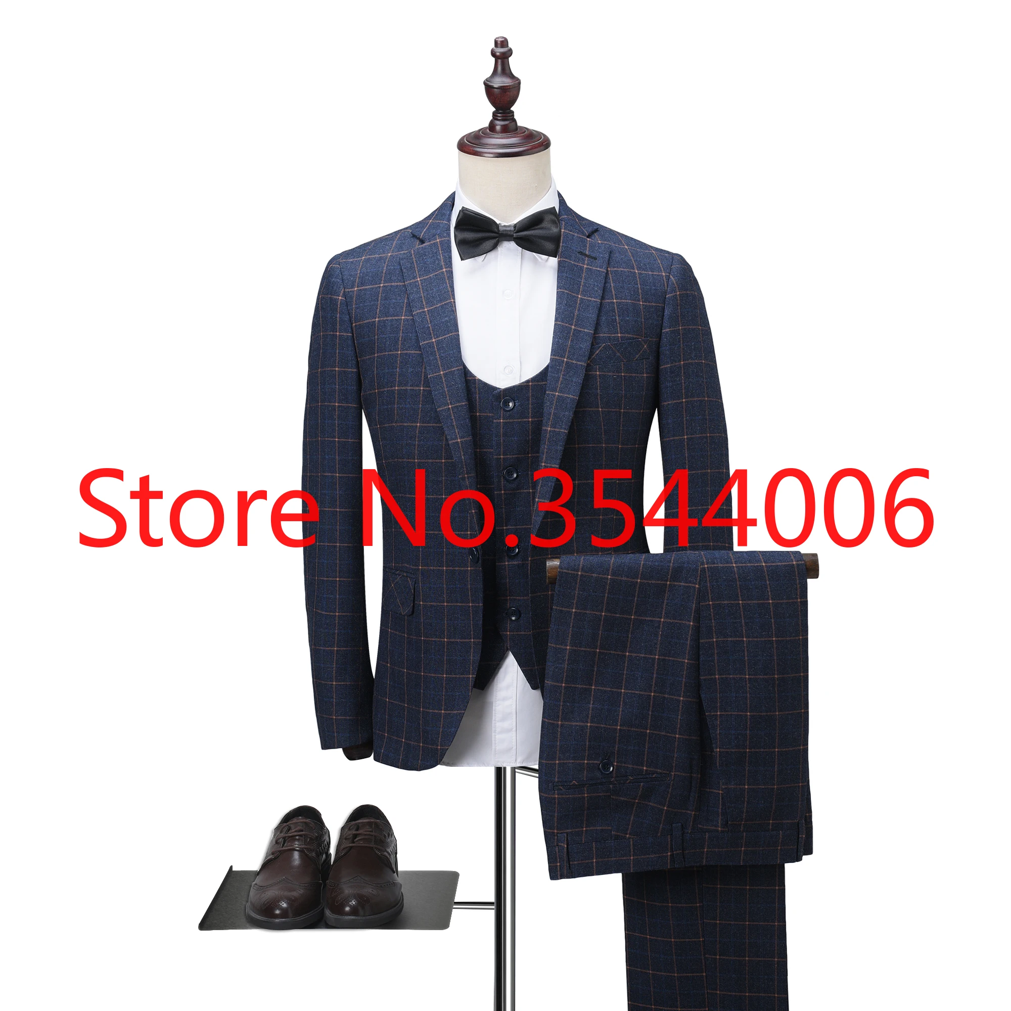 

2019 blue Men Wedding Suits Slim Fit 3 Pieces Tuxedo Groom men floral suits wedding mens suit men suit
