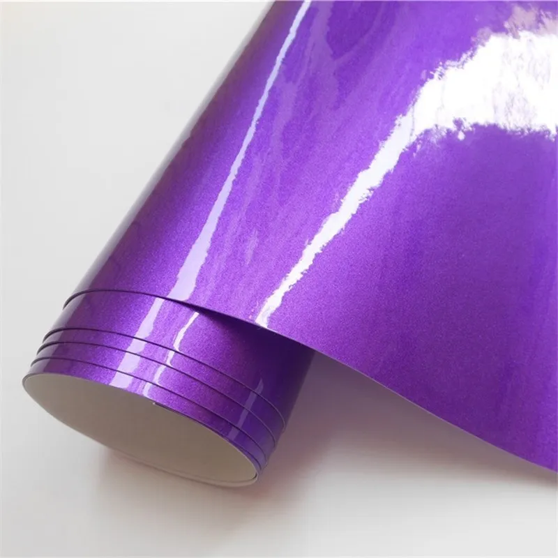 Purple Глянцевые конфеты, виниловая пленка для автомобиля, ультра Глянцевая металлическая пленка для автомобиля, пленка для автомобиля, наклейка для велосипеда, компьютера, ноутбука, чехол для телефона - Название цвета: Purple