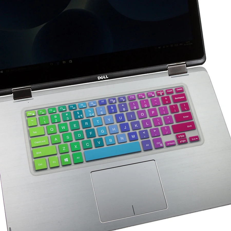 Для Dell Inspiron 15 5000 7000 серии i5568 i5578 7573 7569 7579 без цифровой клавиатуры ноутбука силиконовая клавиатура крышка кожи 15,6 дюймов