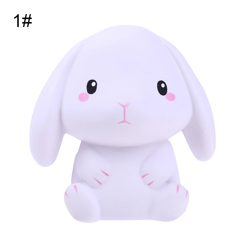 Long Ears Cute Rabbit Squishy Creative Slow Rising Bread Scented Soft Squeeze Toy Stress Relief Fun for Kid Gift | Игрушки и хобби