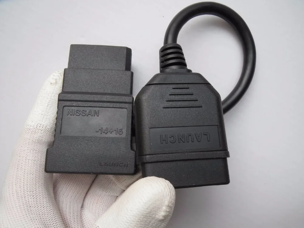 Новый оригинальный LAUNCH X431 для NISSAN -14 + 16 pin GX3 Master OBDII адаптер OBD II разъем | Автомобили