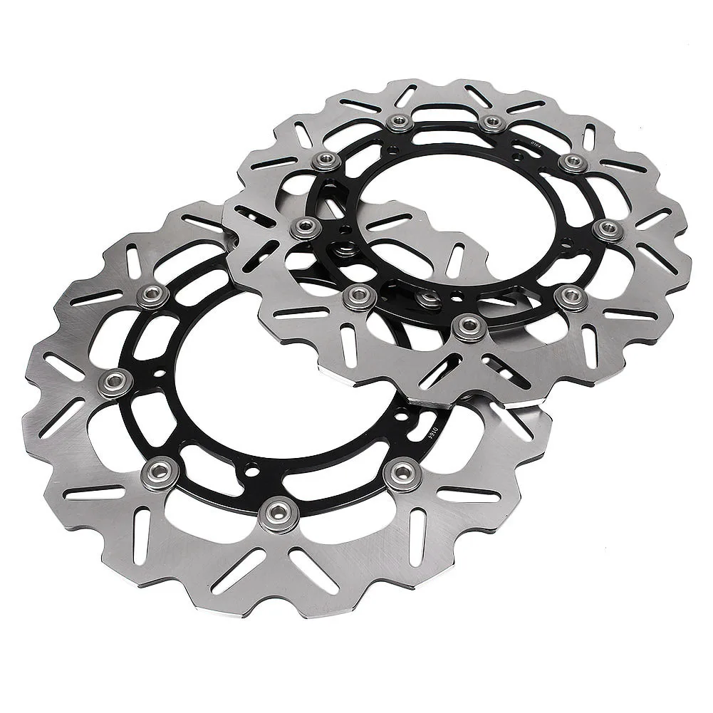 Роторы переднего тормозного диска для Yamaha YZF R6/R1 &amp FAZER 8 ABS FZ8 XTZ SUPER TENERE 1200 Pair