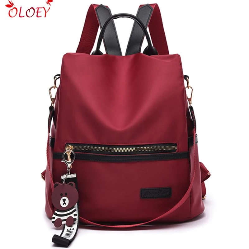 Удобный рюкзак Mochila Muj для женщин модные женские сумки из ткани Оксфорд с защитой