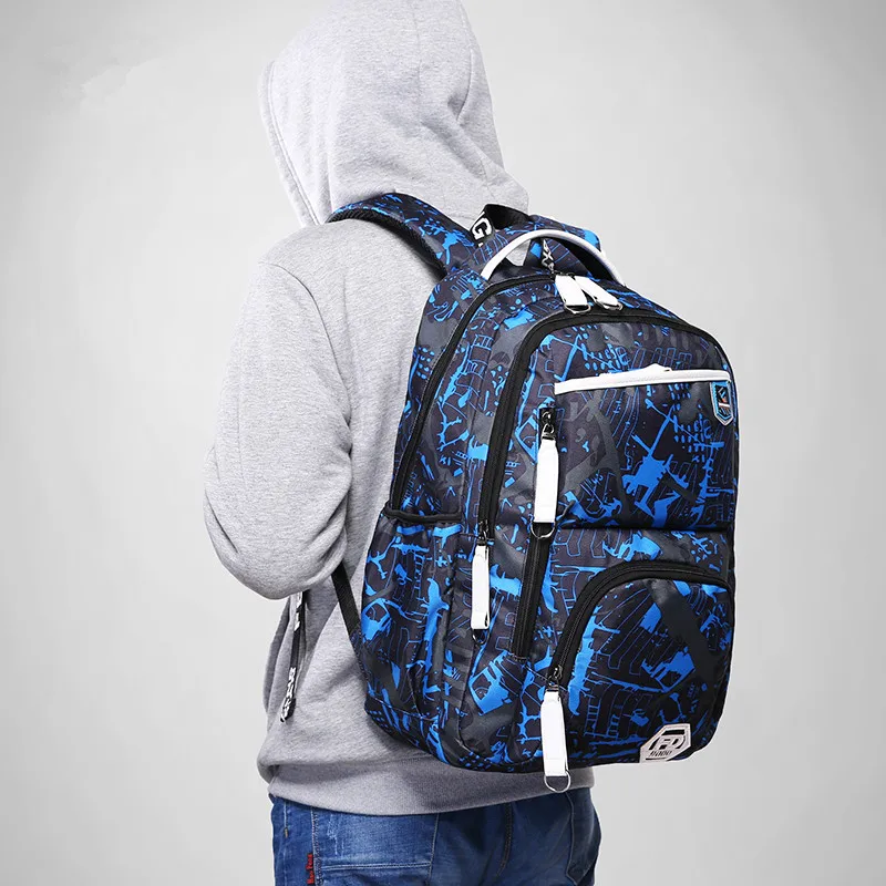 FengDong Школьный Рюкзак Для девушки Женский печати рюкзак для ноутбука женские