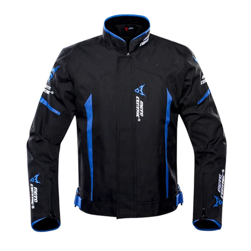 MC-1702 Blue Jacket MOTOCENTRIC мотоциклетная куртка, водонепроницаемая мотоциклетная куртка, бронежилет для езды, гоночная мотоциклетная куртка, одежда для мотозащиты для мужчин - Цвет: MC-1702 Blue Jacket