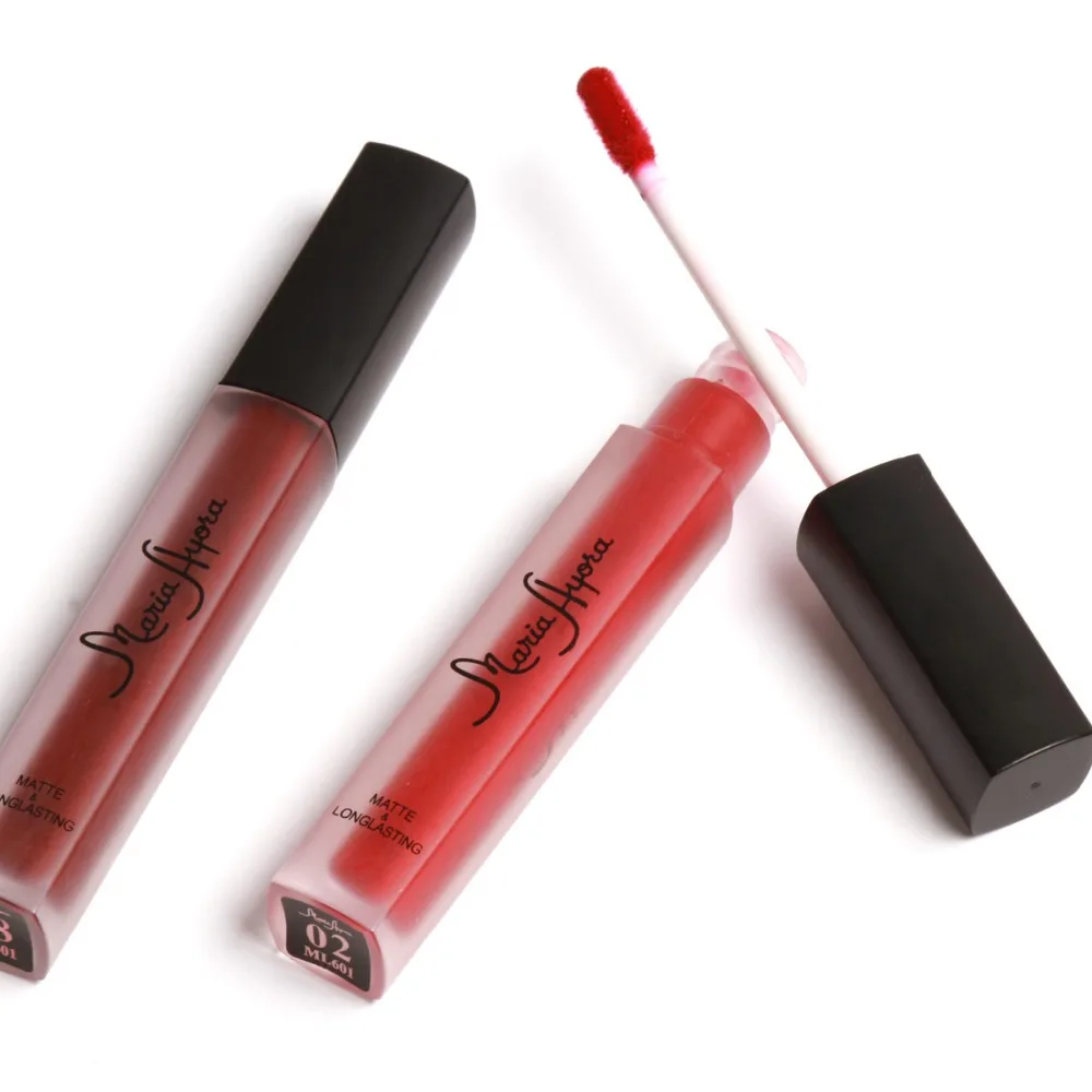 Matte Lip Gloss Nude Lipstick Brand High Quality Waterproof Liquid Makeup Lasting 12 Color | Красота и здоровье