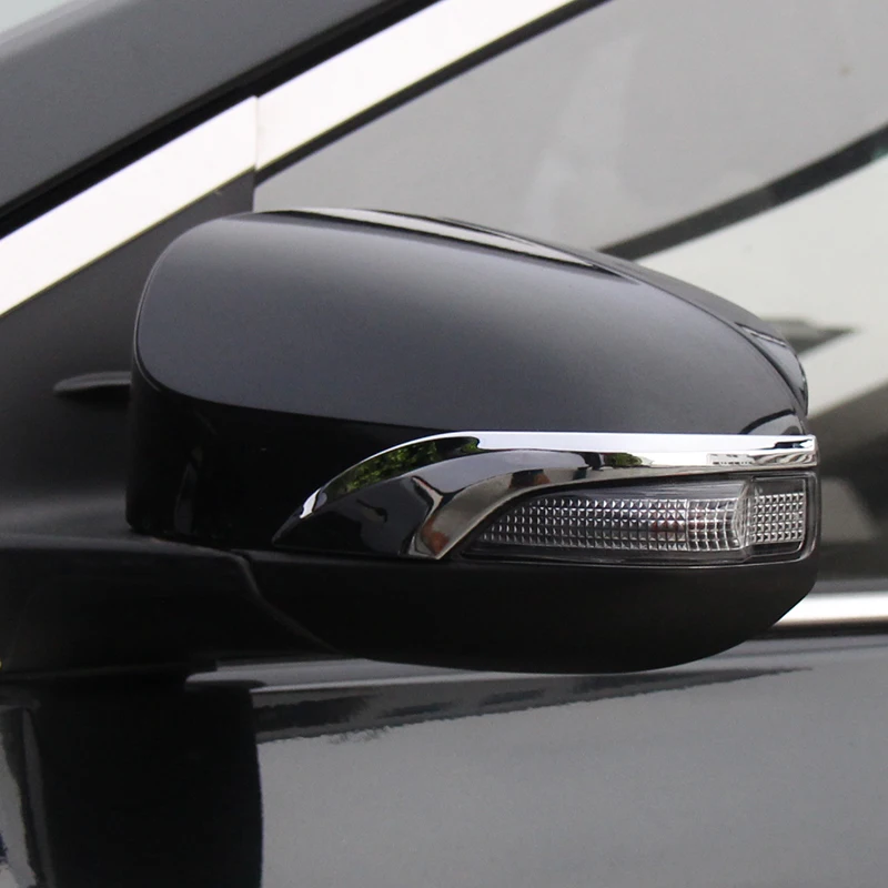 

Chrome Side Door Rear View Mirror Cover Trim Garnish Molding Overlay Strip for Toyota Corolla 2014 2015 2016 2017 Altis E170 ABS