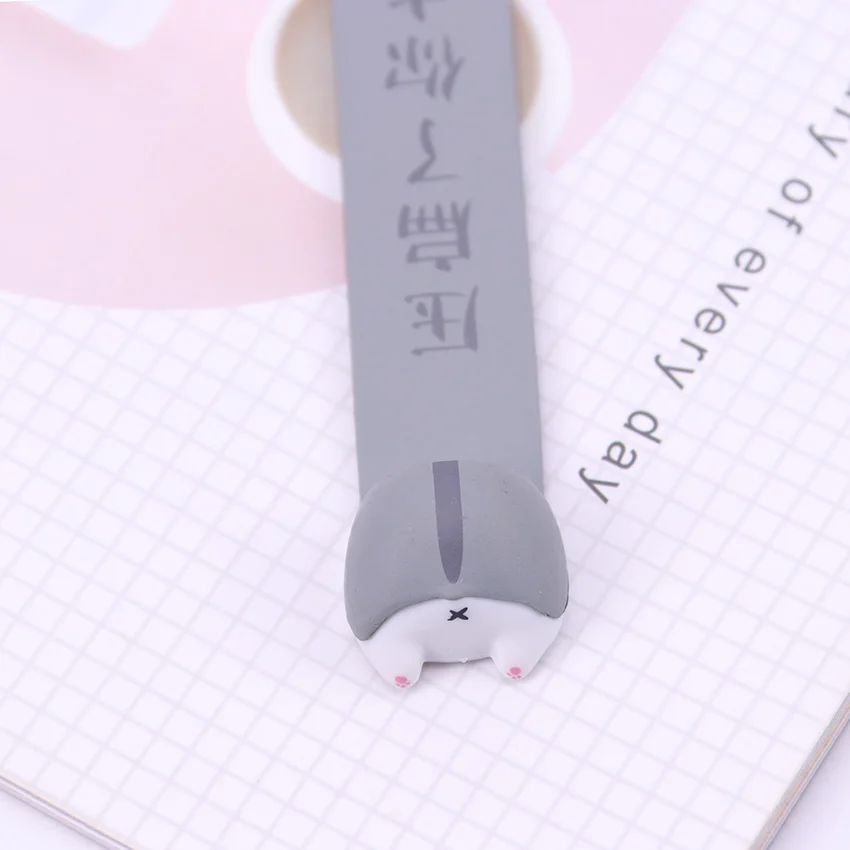 ПВХ Милые Kawaii Собака Кошка Хомяк лиса попка закладка для книги маркеры творческие элементы прекрасный корейский канцелярские принадлежности подарок - Цвет: Hamster