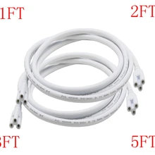 1FT-5FT T5 T8 двойной конец 3Pin светодиодный соединительный кабель Провода, T5 T8 удлинитель для интегрированного светодиодный люминесцентный Светильник лампы 1FT-5FT T5 T8 двойной конец 3Pin светодиодный соединительный кабель Провода, T5 T8 удлинитель для интегрированного светодиодный люминесцентный Светильник лампы