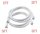 1FT-5FT T5 T8 двухсторонний 3-контактный Соединительный кабель для Светодиодный Ной трубки, Удлинительный шнур T5 T8 для интегрированной светодиодной флуоресцентной лампы