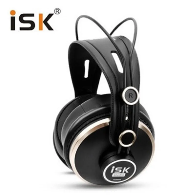 Роскошный и удобный ISK HD9999 полностью закрытый монитор гарнитура для DJ/аудио смешивания/запись студия мониторинга наушники