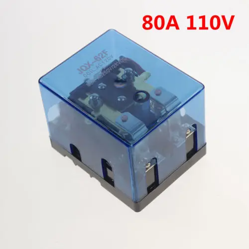 

110VAC 80A DPDT реле мощности, реле управления двигателем, винтовое крепление x 1